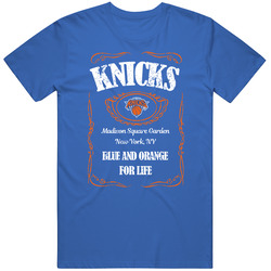 New York K Basketball Whiskey Label Parody Sports Team Fan T Shirt