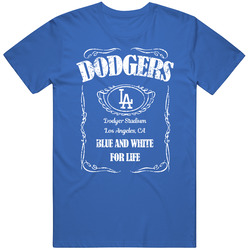 Los Angeles Baseball Whiskey Label Parody Sports Team Fan T Shirt