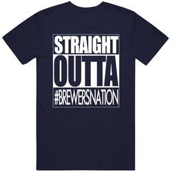 Straight Outta Milwaukee Baseball Fan T Shirt