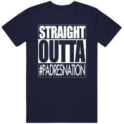 Straight Outta San Diego Baseball Fan T Shirt