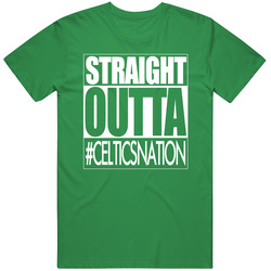 Straight Outta Boston Basketball Fan T Shirt