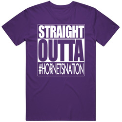 Straight Outta Charlotte Basketball Fan T Shirt