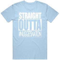 Straight Outta Denver Basketball Fan T Shirt