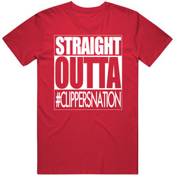 Straight Outta L A Basketball Fan T Shirt