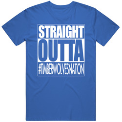 Straight Outta Minnesota Basketball Fan T Shirt