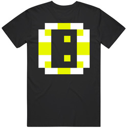Boston Hockey Team Pixelated Logo Fan T Shirt