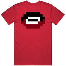 Carolina Hockey Team Pixelated Logo Fan T Shirt