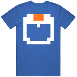 Edmonton Hockey Team Pixelated Logo Fan T Shirt