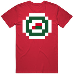 Minnesota Hockey Team Pixelated Logo Fan T Shirt