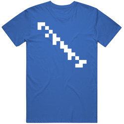 New York Nyr Hockey Team Pixelated Logo Fan T Shirt