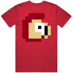 Ottawa Hockey Team Pixelated Logo Fan T Shirt