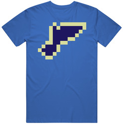 St Louis Hockey Team Pixelated Logo Fan T Shirt