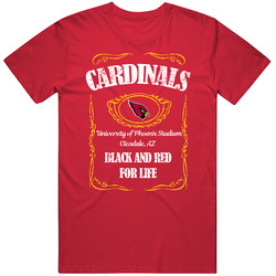 Arizona Football Whiskey Label Parody Sports Team Fan T Shirt