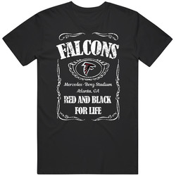 Atlanta Football Whiskey Label Parody Sports Team Fan T Shirt