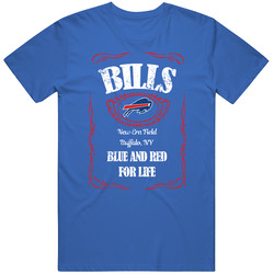 Buffalo Football Whiskey Label Parody Sports Team Fan T Shirt