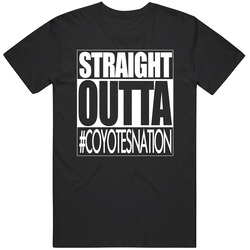 Straight Outta Arizona Hockey Fan T Shirt