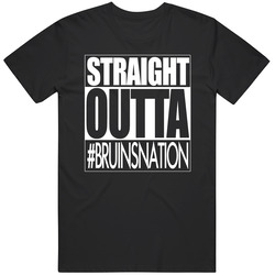Straight Outta Boston Hockey Fan T Shirt