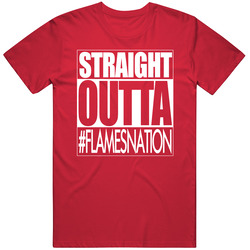 Straight Outta Calgary Hockey Fan T Shirt