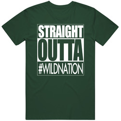 Straight Outta Minnesota Hockey Fan T Shirt