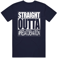 Straight Outta Nashville Hockey Fan T Shirt