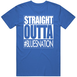 Straight Outta St Louis Hockey Fan T Shirt