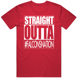 Straight Outta Atlanta Football Fan T Shirt