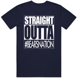 Straight Outta Chicago Football Fan T Shirt