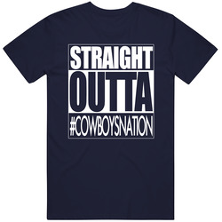 Straight Outta Dallas Football Fan T Shirt