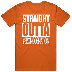 Straight Outta Denver Football Fan T Shirt