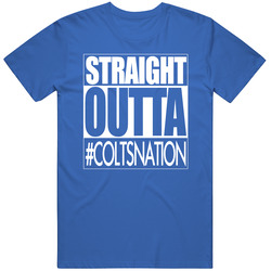Straight Outta Indianapolis Football Fan T Shirt
