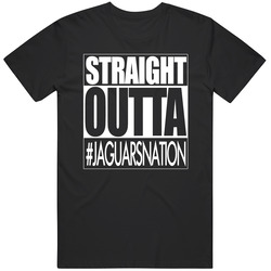 Straight Outta Jacksonville Football Fan T Shirt