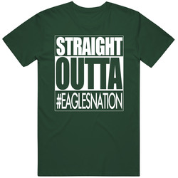 Straight Outta Philadelphia Football Fan T Shirt