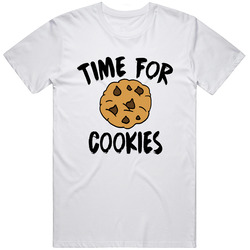 Tme For Cookies Funny Foodie T Shirt Tme For Cookies Funny Foodie T Shirt