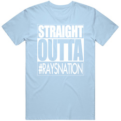 Straight Outta Tampa Bay Baseball Fan T Shirt