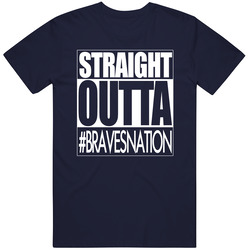 Straight Outta Atlanta Baseball Fan T Shirt
