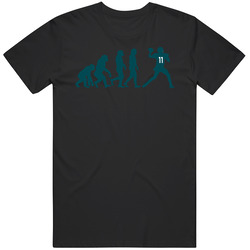 Carson Wentz Evolution Style Philadelphia Football Fan T Shirt