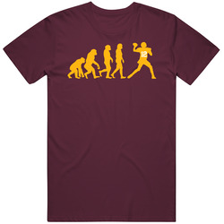 Colt Mccoy Evolution Style Washington Football Fan T Shirt