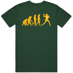 Brett Hudley Evolution Style Green Bay Football Fan T Shirt