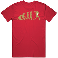 Brian Hoyer Evolution Style San Francisco Football Fan T Shirt