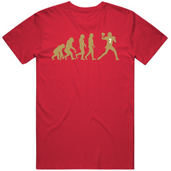 Colin Kaepernick Evolution Style San Fransisco Football Fan T Shirt