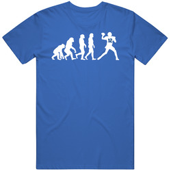 Andrew Luck Evolution Style Indianapolis Football Fan T Shirt