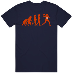 Mitch Trubisky Evolution Style Chicago Football Fan T Shirt