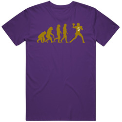 Joe Flacco Evolution Style Baltimore Football Fan T Shirt