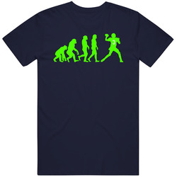 Russell Wilson Evolution Style Seattle Football Fan T Shirt