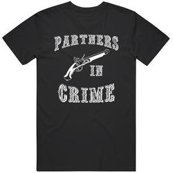 Partners In Crime Pointing Right Funny Lovers T Shirt Partners In Crime Pointing Right Funny Lovers T Shirt