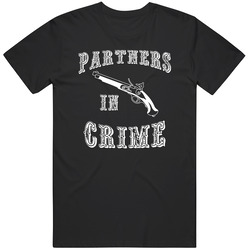 Partners In Crime Pointing Left Funny Lovers T Shirt Partners In Crime Pointing Left Funny Lovers T Shirt