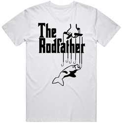 The Rodfather Funny Fishing T Shirt