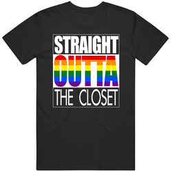Straight Outta The Closet Proud Lgbtq Supporter T Shirt Straight Outta The Closet Proud Lgbtq Supporter T Shirt
