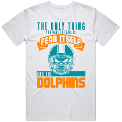 Fear Itself And Miami Team Fan Badass Skull T Shirt