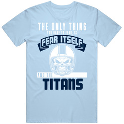 Fear Itself And Tennessee Football Team Fan Badass Skull T Shirt